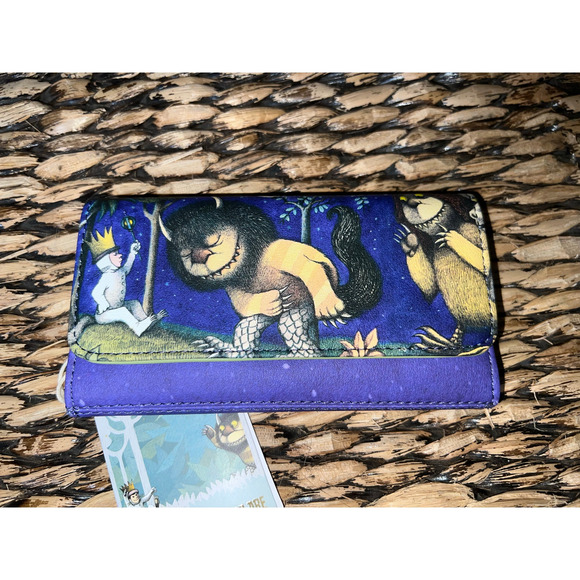 Loungefly Where The Wild Things Are Mini Backpack Wallet Set - Picture 7 of 8
